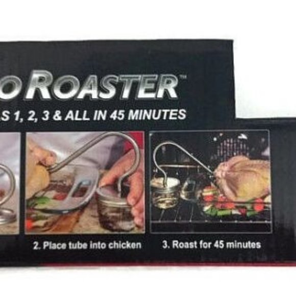 Turbo Roaster Chef Tony Cooks Chicken & Turkey In Half The Time New - Picture 8 of 8